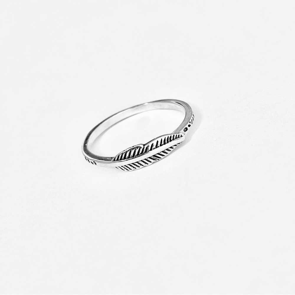 ❤️TOP SELLER❤️Sterling Silver Little Bird Feather Ring, Angels Wing Rings, Birds - Picture 4 of 14